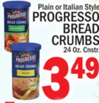 C Town PROGRESSO BREAD CRUMBS offer