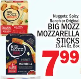 C Town BIG MOZZ MOZZARELLA STICKS offer