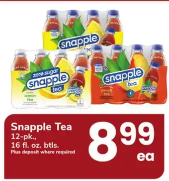 ACME Snapple Tea offer