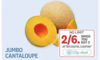 Kings Food Markets JUMBO CANTALOUPE offer