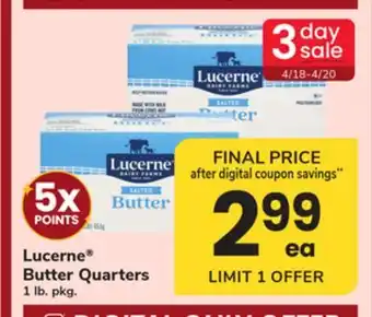 ACME Lucerne Butter Quarters offer