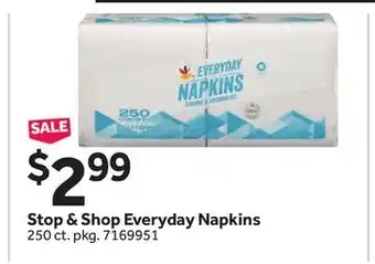 Stop&Shop Stop & Shop Everyday Napkins offer