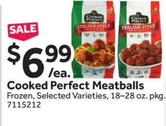 Stop&Shop Cooked Perfect Meatballs offer