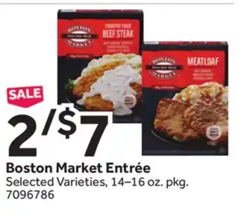 Stop&Shop Boston Market Entrée offer