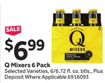 Stop&Shop Q Mixers 6 Pack offer