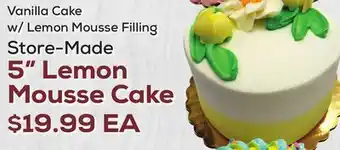 DeCicco & Sons 5 Lemon Mousse Cake offer