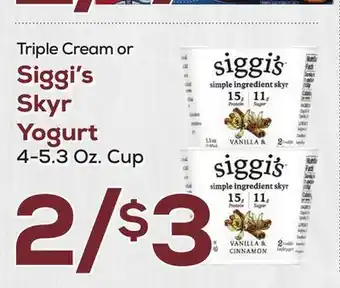 DeCicco & Sons Siggi's Skyr Yogurt offer