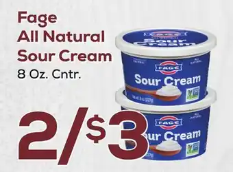 DeCicco & Sons Fage All Natural Sour Cream offer