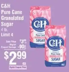 Smart & Final C&H Pure Cane Granulated Sugar offer