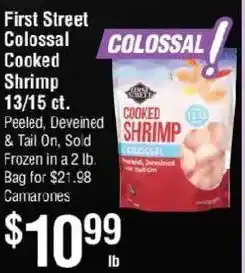 Smart & Final First Street Colossal Cooked Shrimp offer