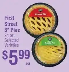 Smart & Final First Street 8" Pies offer