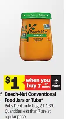 Meijer Beech-Nut Conventional Food Jars or Tubs offer