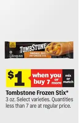 Meijer Tombstone Frozen Stix offer