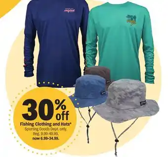 Meijer Fishing Clothing and Hats offer