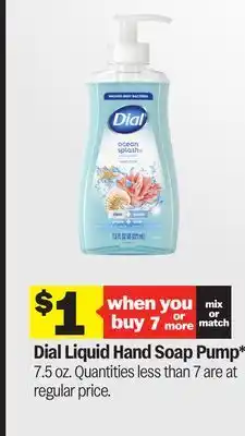 Meijer Dial Liquid Hand Soap Pump offer