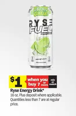 Meijer Ryse Energy Drink offer