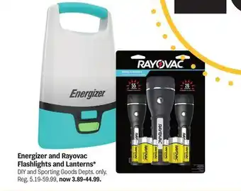 Meijer Energizer and Rayovac Flashlights and Lanterns offer