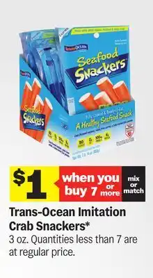 Meijer Trans-Ocean Imitation Crab Snackers offer