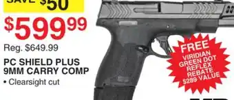 Dunham's Sports PC SHIELD PLUS 9MM CARRY COMP offer