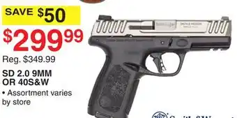 Dunham's Sports SD 2.0 9MM OR 40S & W offer