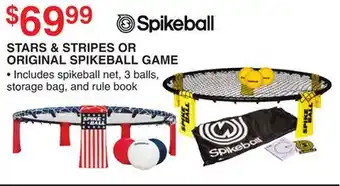 Dunham's Sports STARS & STRIPES OR ORIGINAL SPIKEBALL GAME offer