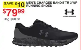 Dunham's Sports UNDER ARMOUR MEN'S CHARGED BANDIT TR 3 WP RUNNING SHOES offer
