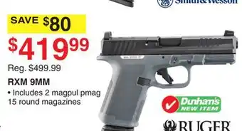 Dunham's Sports RXM 9MM offer