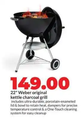 Hy-Vee Weber original kettle charcoal grill offer