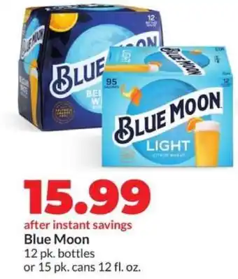 Hy-Vee Blue Moon offer