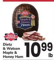 Safeway Dietz & Watson Maple & Honey Ham offer