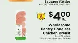 ShopRite Wholesome Pantry Boneless Chicken Breast offer