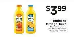 ShopRite Tropicana Orange Juice offer