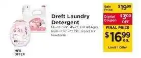 ShopRite Dreft Laundry Detergent offer