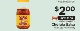 ShopRite Cholula Salsa offer