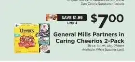 ShopRite General Mills Partners in Caring Cheerios 2-Pack offer