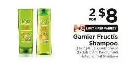 ShopRite Garnier Fructis Shampoo offer