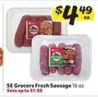 Winn Dixie SE Grocers Fresh Sausage offer