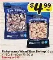 Winn Dixie Fisherman's Wharf Raw Shrimp offer
