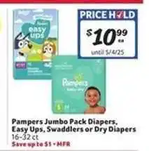 Winn Dixie Pampers Jumbo Pack Diapers offer