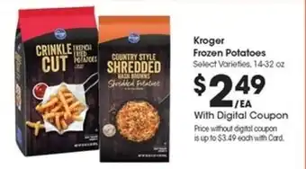Kroger Kroger Frozen Potatoes offer