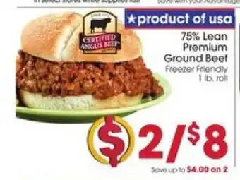 Giant Eagle Certified Angus Beef offer