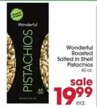 Giant Eagle Wonderful Roasted Salted In Shell Pistachios offer