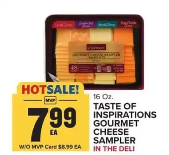 Food Lion Taste of Inspirations Gourmet Cheese Sampler offer