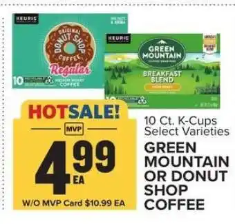 Food Lion Green Mountain or Donut Shop Coffee offer