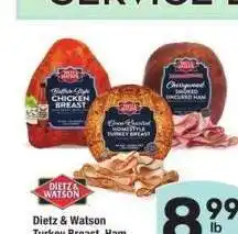 Albertsons Dietz & Watson Turkey Breast, Ham or Chicken Breast offer
