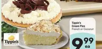 Albertsons Tippin's Cream Pies - French or Coconut offer