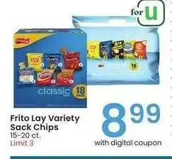 Albertsons Frito Lay Variety Sack Chips - 15-20 ct offer