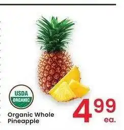 Albertsons Organic Whole Pineapple offer