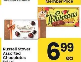 Albertsons Russell Stover Assorted Chocolates - 8-9.4 oz. Selected varieties offer