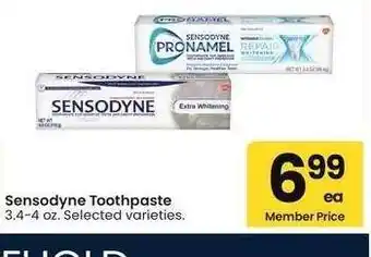 Albertsons Sensodyne Toothpaste - 3.4-4 oz. Selected varieties offer
